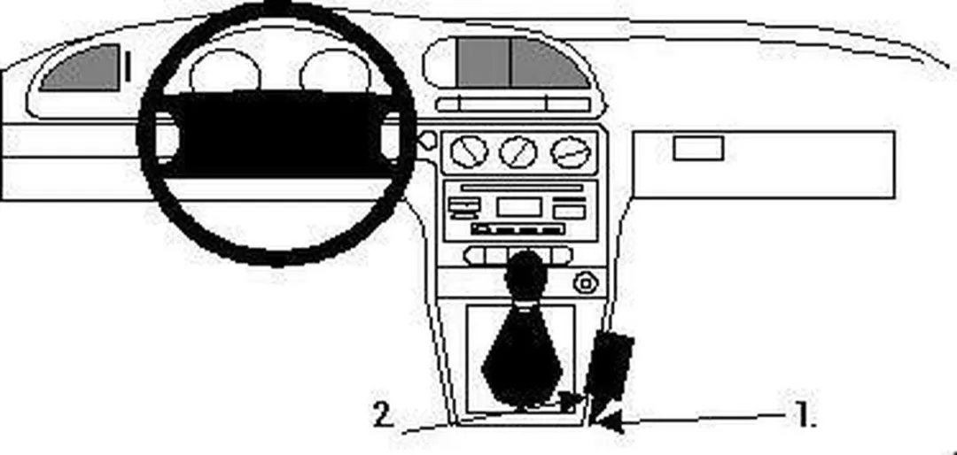 Brodit ProClip 832349 Houder Ford Mondeo 1997-2000