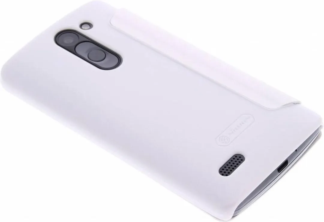 Nillkin Sparkle Slim Booktype LG L Bello Hoesje - D33122123402 - Wit - afbeelding 2 van 5