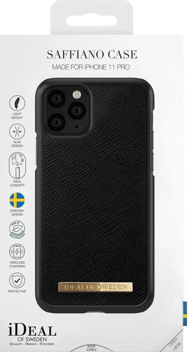 iDeal of Sweden Kensington iPhone 11 Pro Hoes - Zwart - afbeelding 3 van 6
