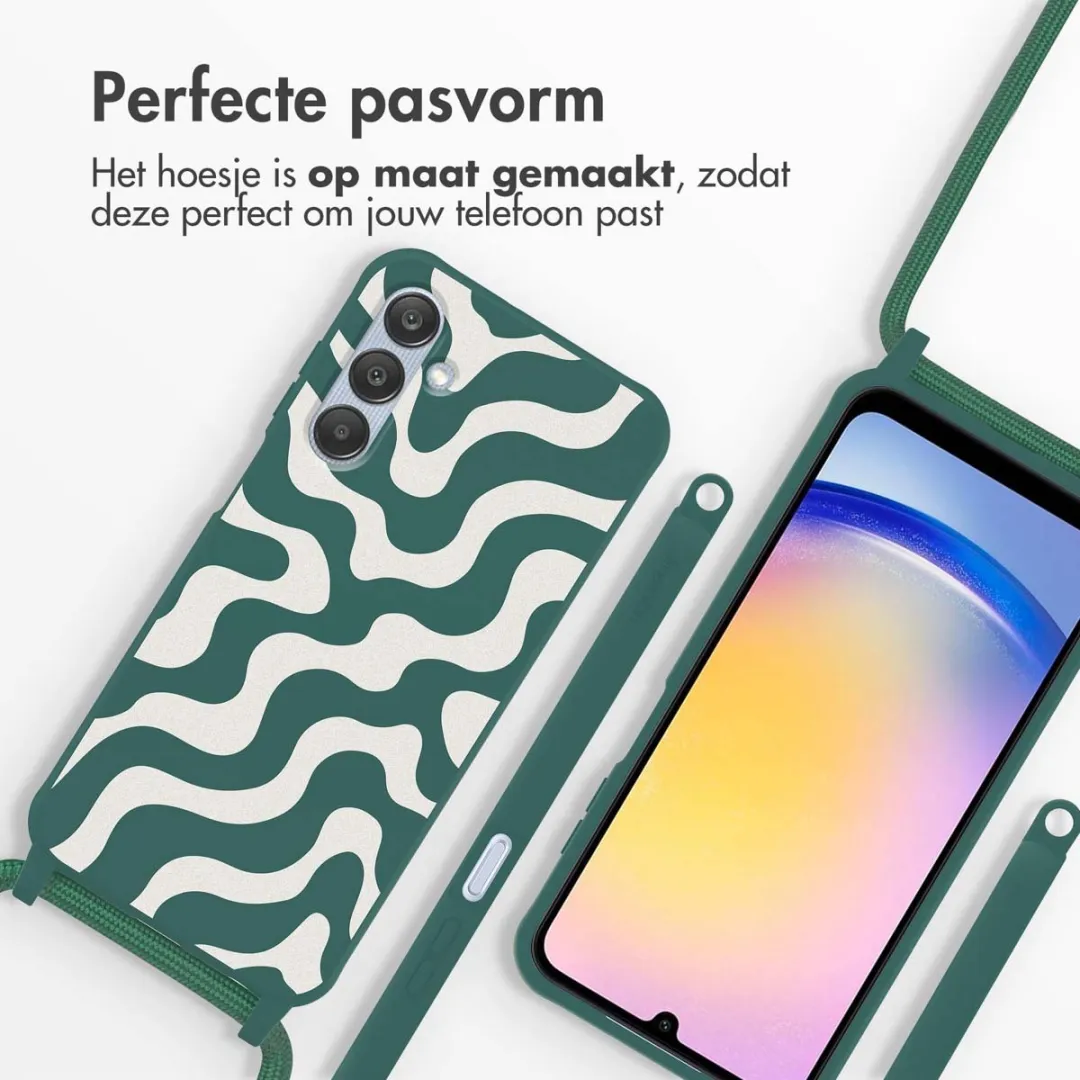 Imoshion Hoesje Samsung Galaxy A25 - Petrol Green Groovy