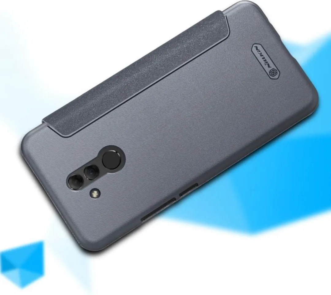 Nillkin Frosted Horizontale Fliphoes Huawei Mate 20 Lite - Grijs - afbeelding 5 van 6