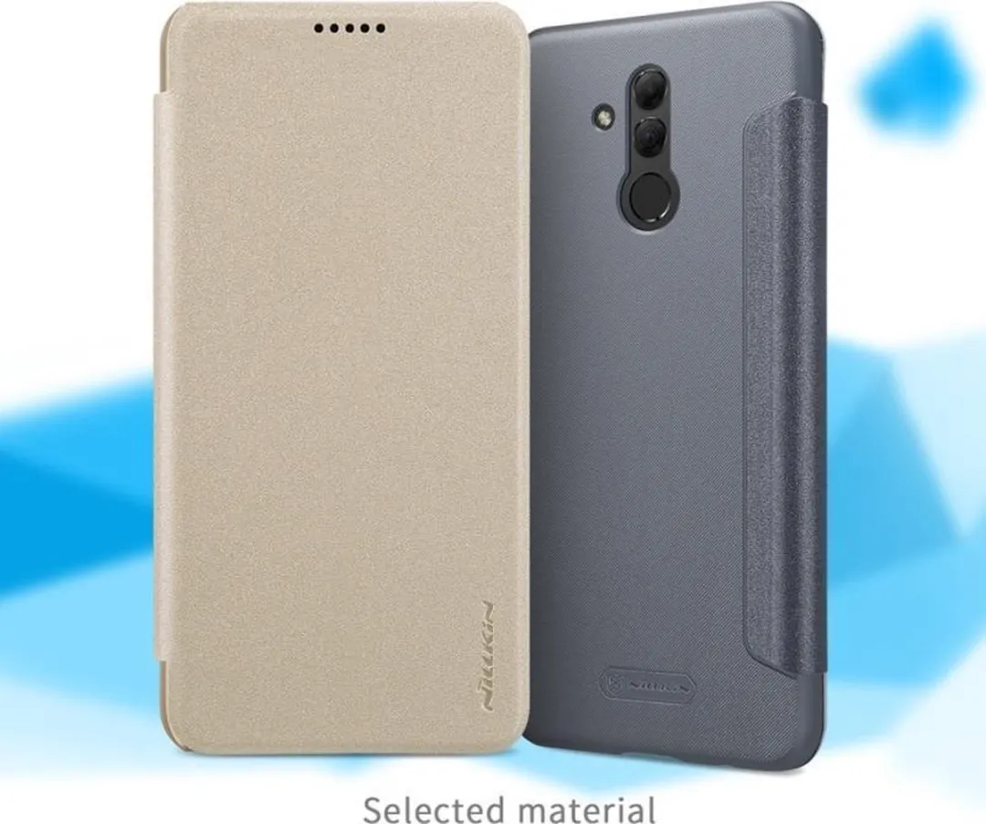 Nillkin Frosted Horizontale Fliphoes Huawei Mate 20 Lite - Grijs - afbeelding 4 van 6