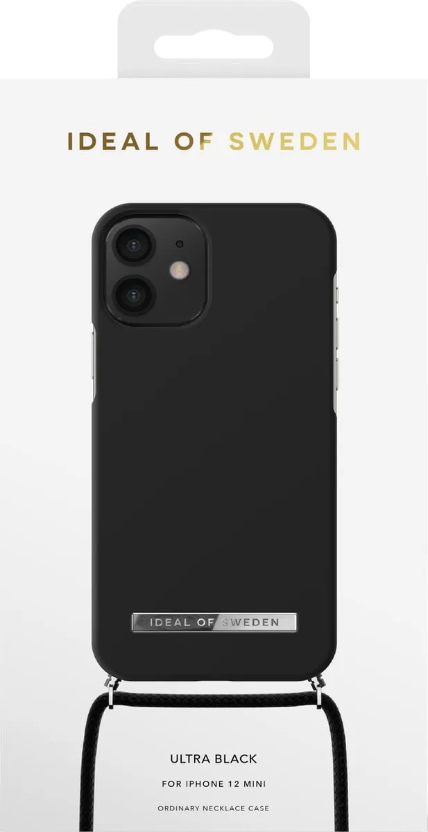 iDeal of Sweden iPhone 12 Mini Necklace Case Ultra Black - IDONCAW21-I2054-338