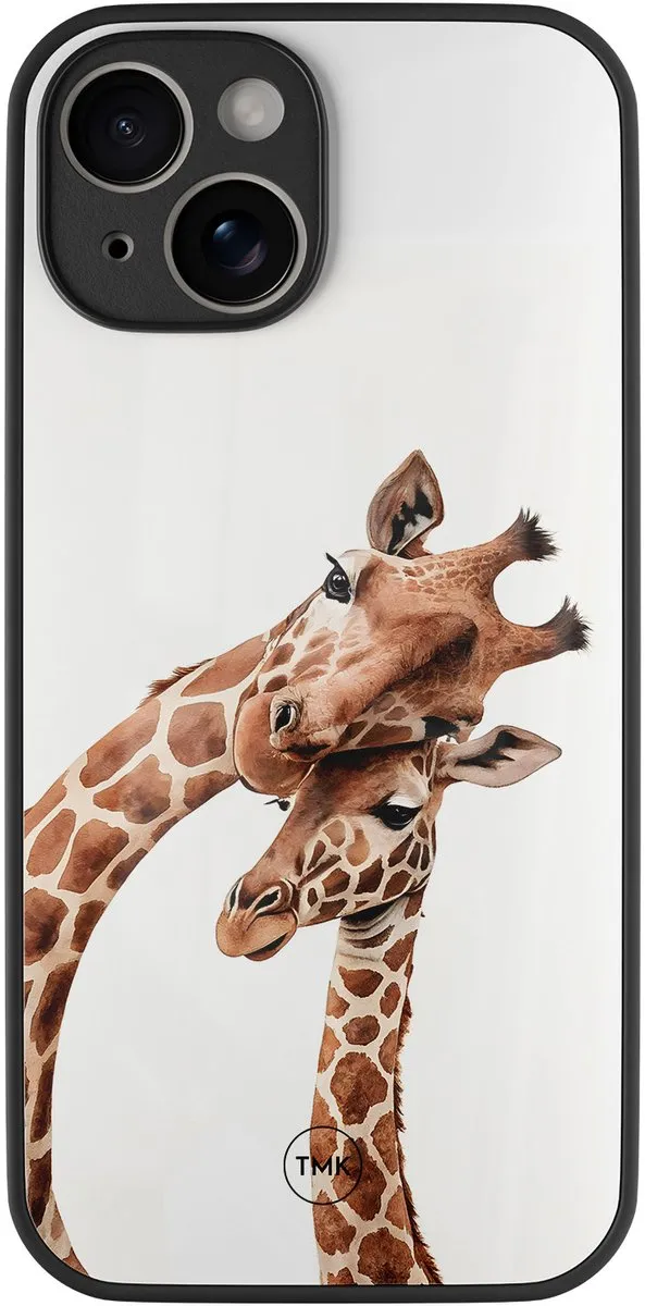Casevibes iPhone 14 Hoesje Giraffenbruin