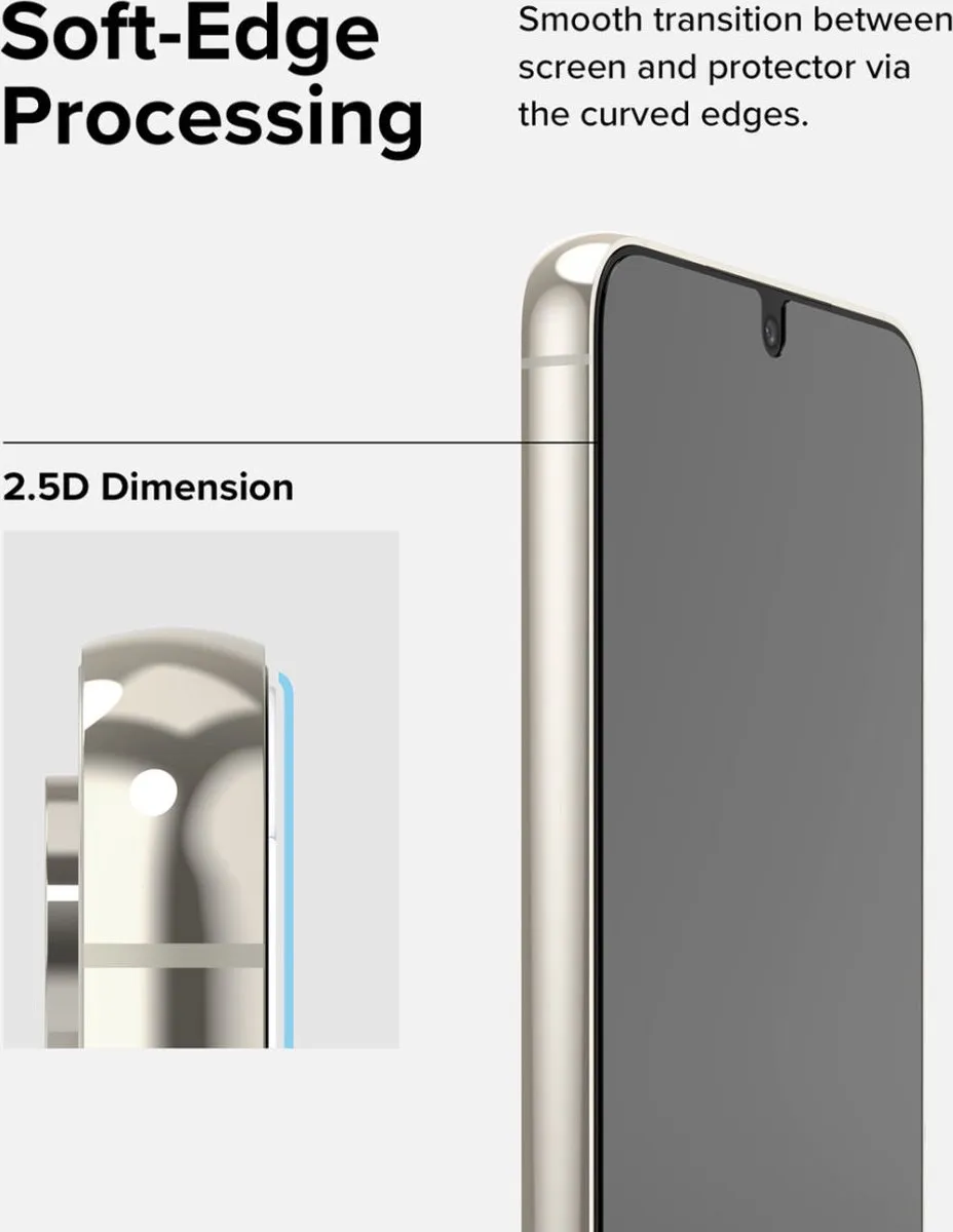 Ringke Screen Protector Samsung Galaxy S23 - 9H Tempered Glass - 2 Stuks