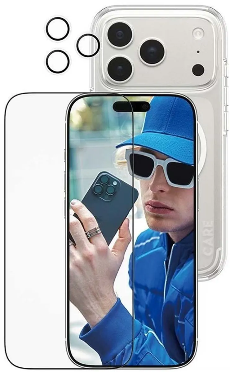 PanzerGlass iPhone 17 Pro 3-in-1 Beschermingspakket - Transparant - afbeelding 6 van 6