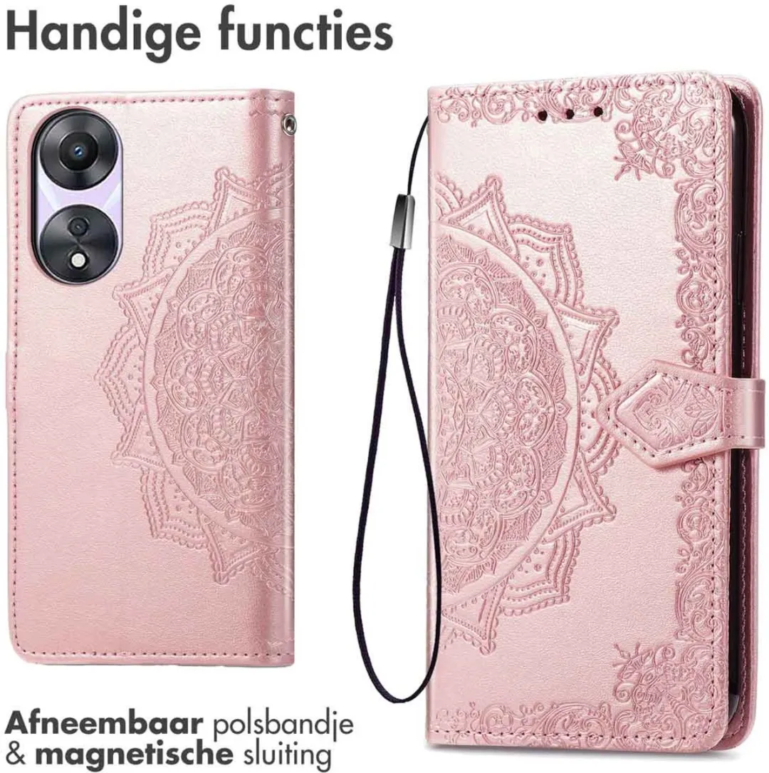 imoshion Hoesje Oppo A78 - Roségoud - 3 Pasjes