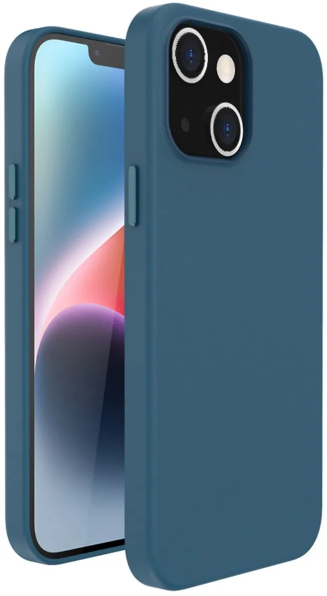 Accezz Hoesje iPhone 14 Plus - Donkerblauw MagSafe