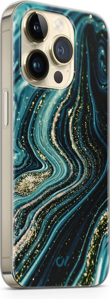 Casevibes iPhone 14 Pro Hoesje - Blauw - A/14P/UV/046