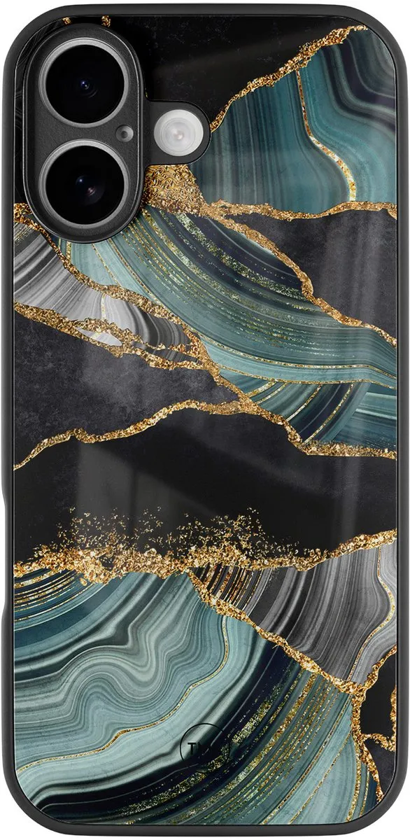 Casevibes iPhone 17 Hoesje Marble Jade Stone