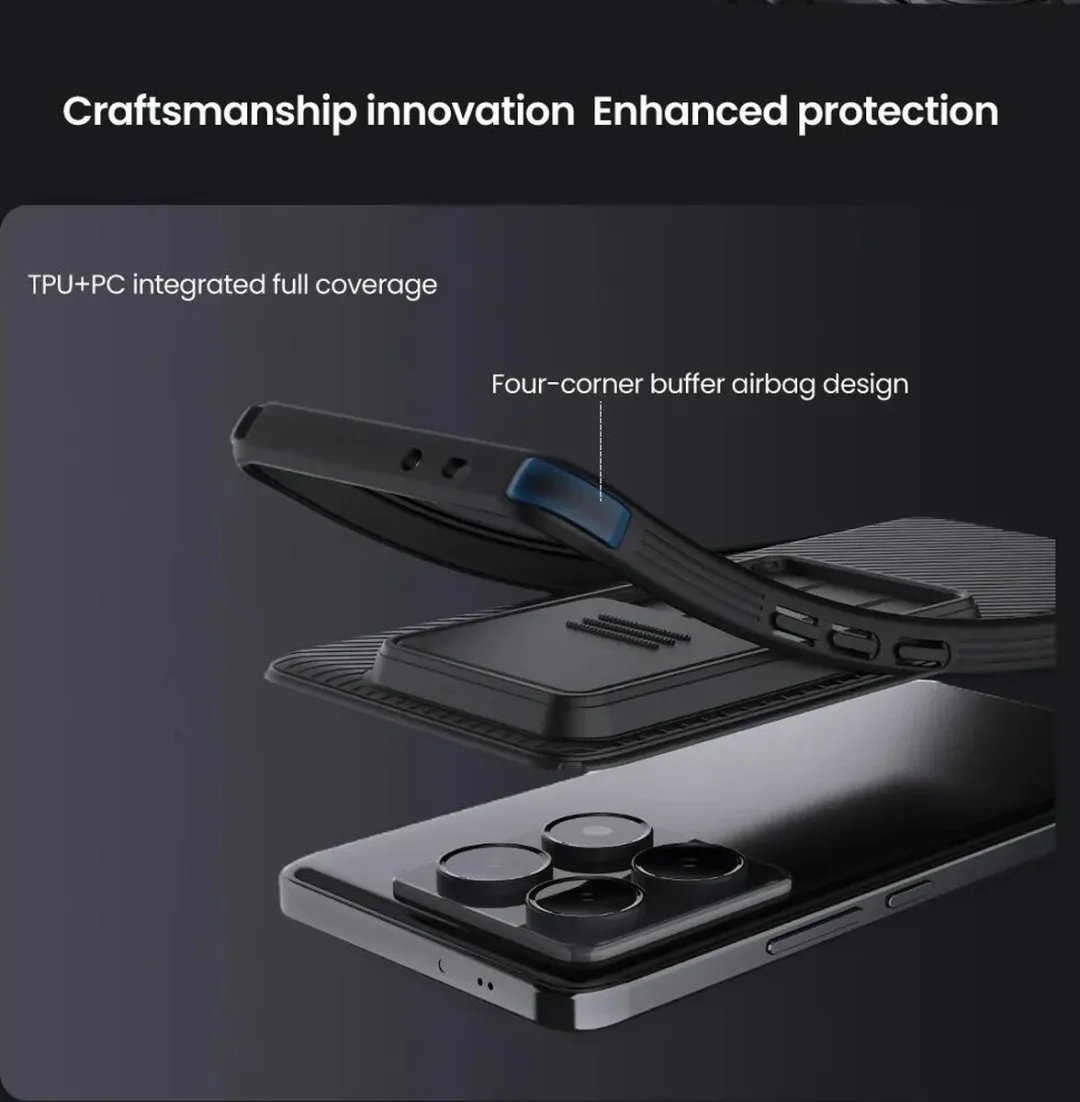 Nillkin CamShield Hoesje Xiaomi 14T Pro - Blauw