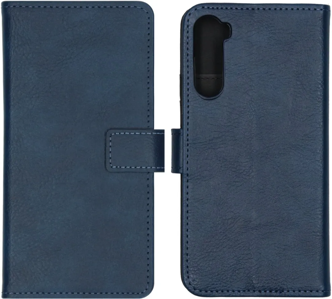 Imoshion Hoesje OnePlus Nord Luxe Bookcase 3 Pasjes - Donkerblauw