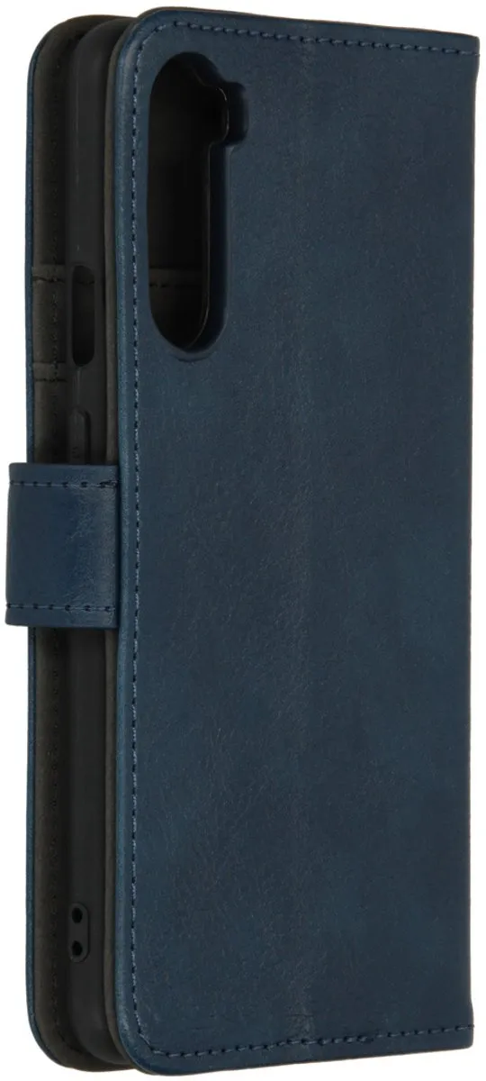 Imoshion Hoesje OnePlus Nord Luxe Bookcase 3 Pasjes - Donkerblauw