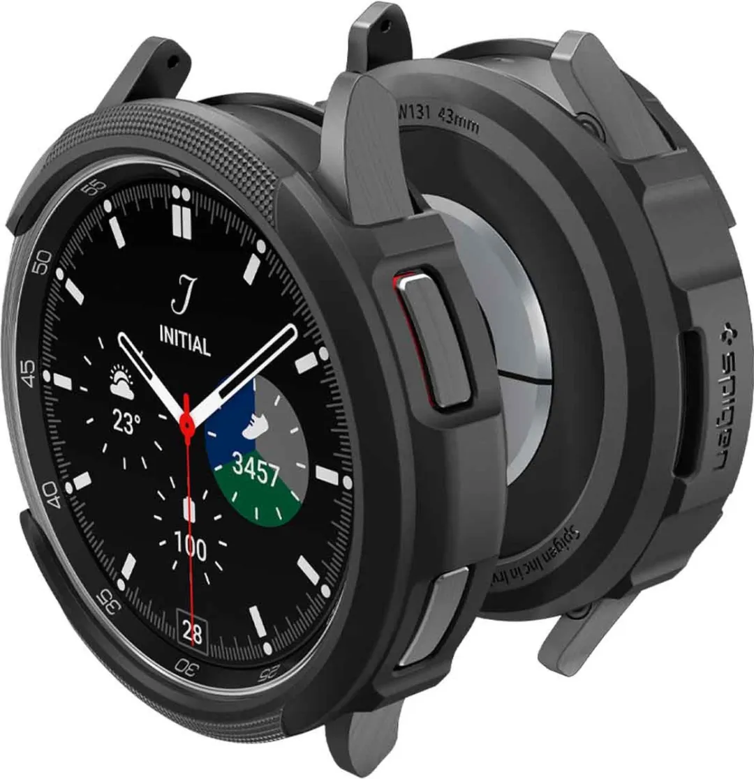Spigen Galaxy Watch6 Classic 43mm Liquid Air Hoesje - Zwart