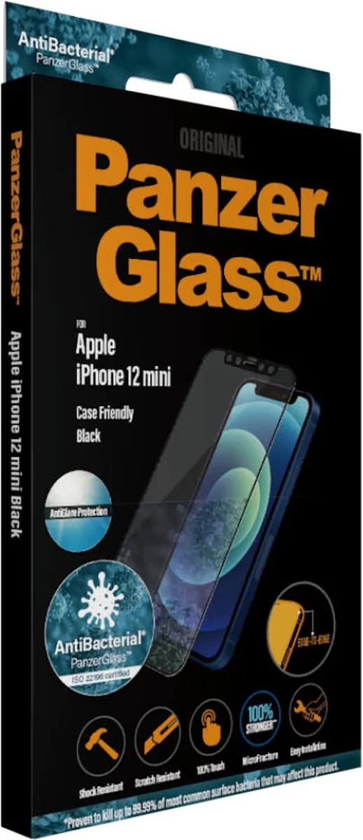 PanzerGlass iPhone 12 Mini Anti-Glare Schermbeschermer