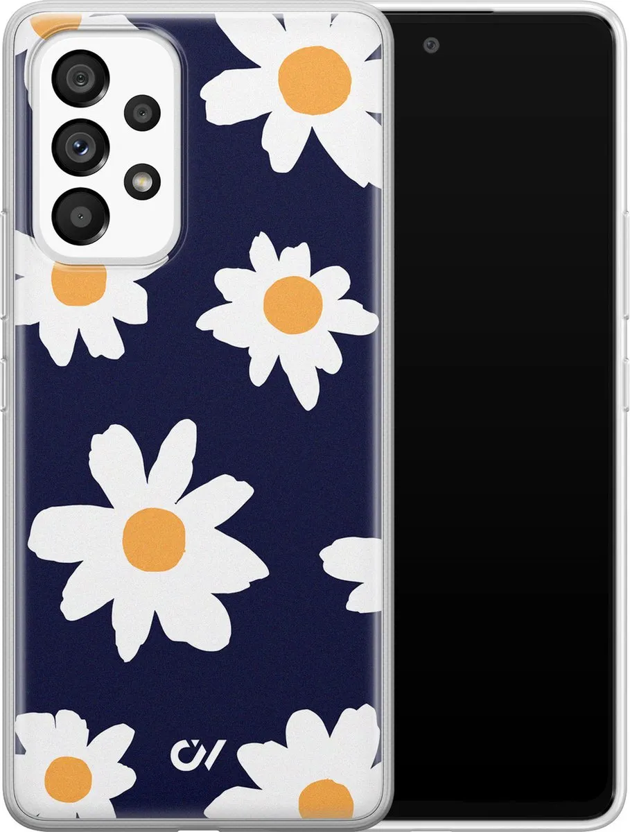 Casevibes Hoesje Samsung Galaxy A53 Sweet Daisies - Blauw