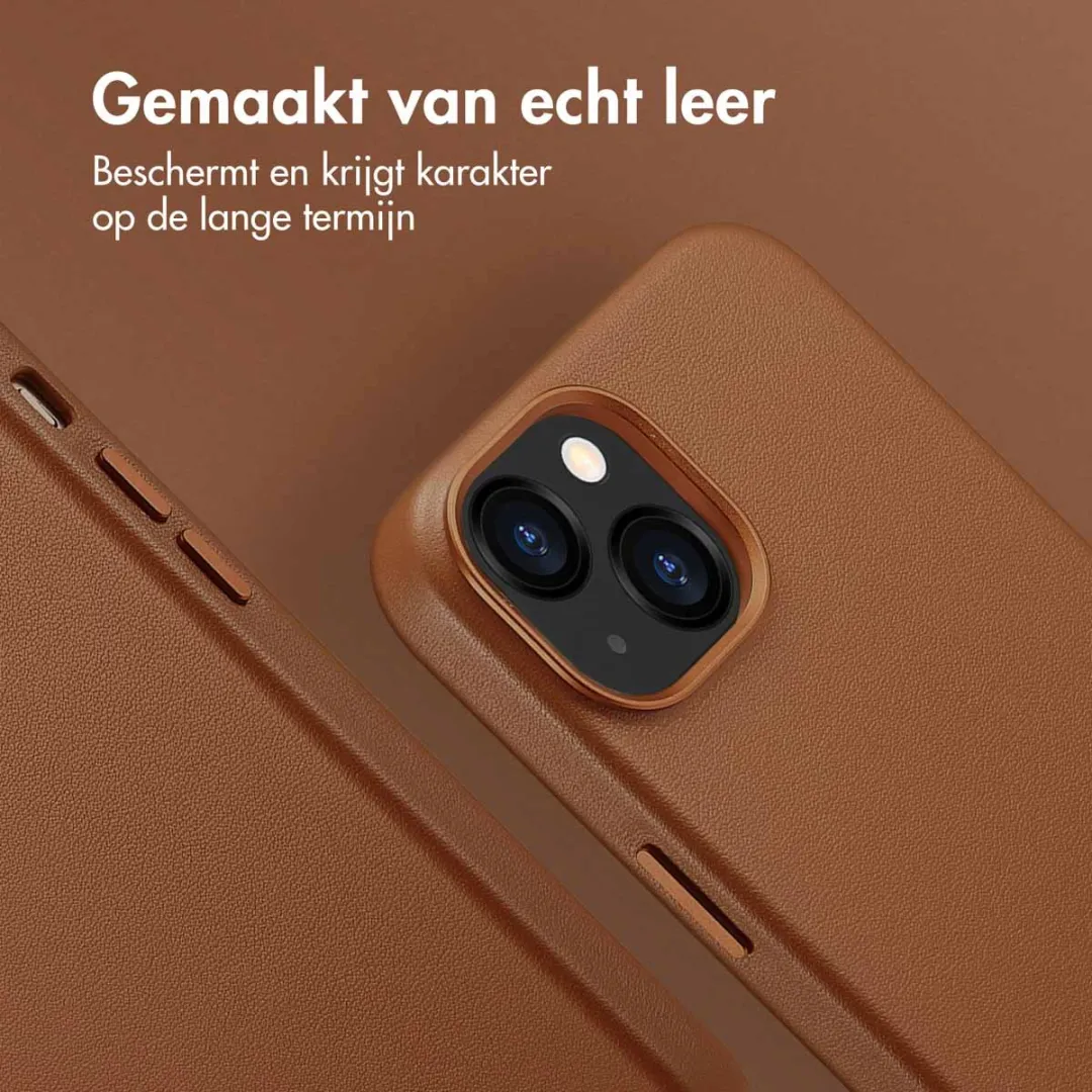 Accezz Hoesje iPhone 13 Sienna Brown - 2 Pasjes
