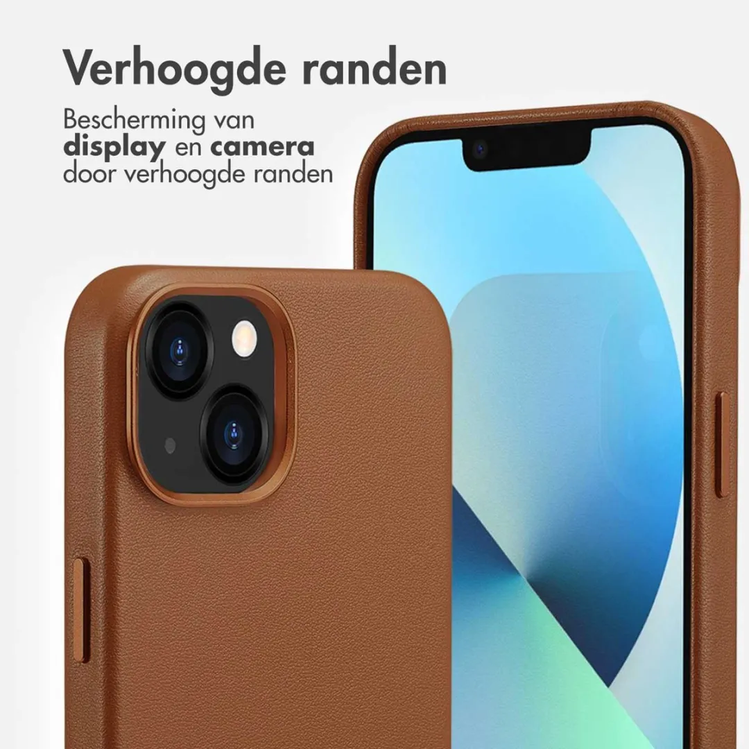 Accezz Hoesje iPhone 13 Sienna Brown - 2 Pasjes