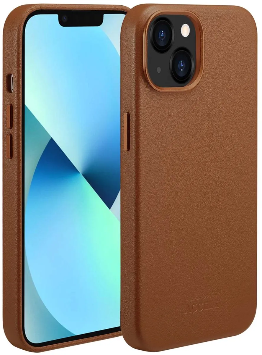 Accezz Hoesje iPhone 13 Sienna Brown
