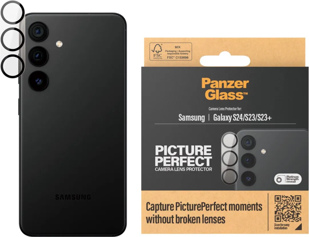 PanzerGlass Picture Perfect Camera Lens Protector - Samsung Galaxy S24 - afbeelding 6 van 6