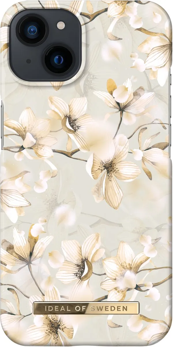 iDeal of Sweden iPhone 13 Hoes - Beige/Wit