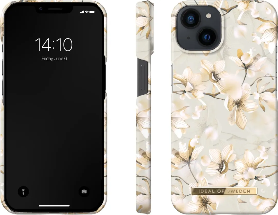 iDeal of Sweden iPhone 13 Hoes - Beige/Wit