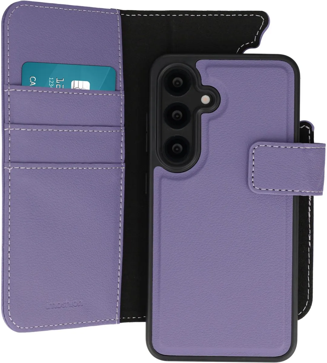 Imoshion Hoesje Samsung Galaxy S25 2-in-1 Bookcase - Paars