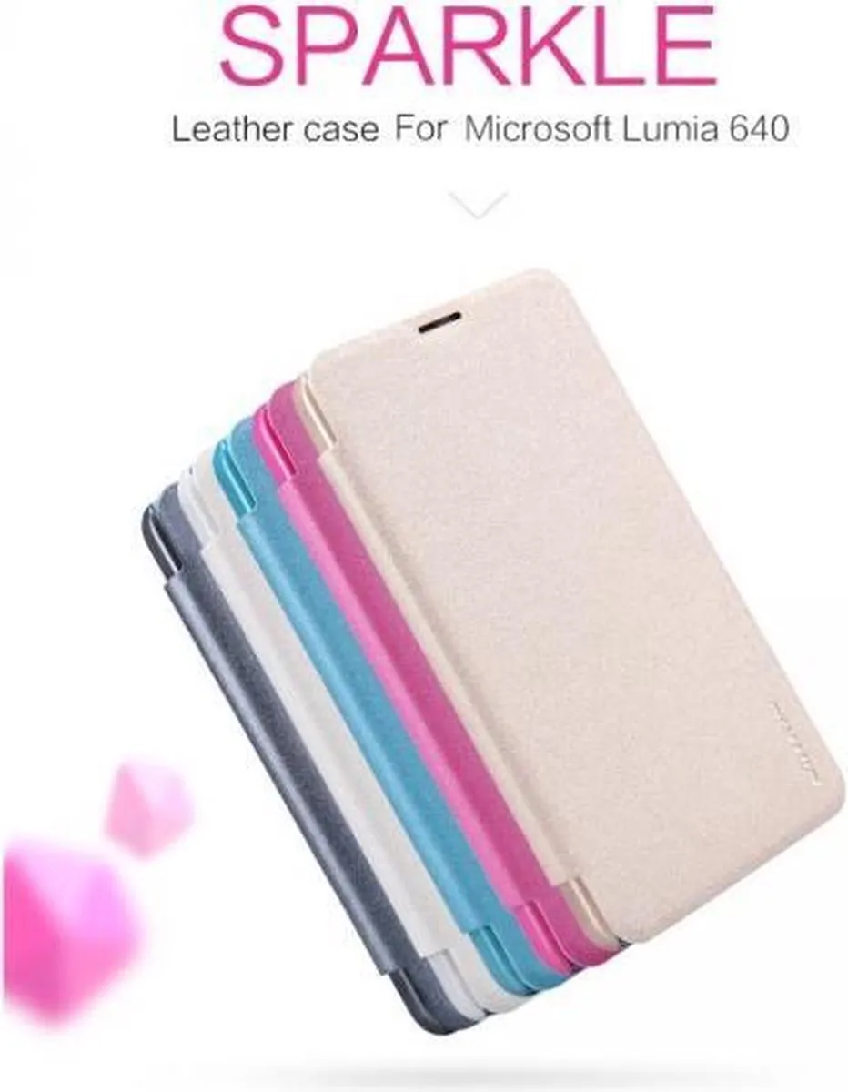 Nillkin Sparkle Hoesje Microsoft Lumia 640 - M64029738301 - Zwart - afbeelding 6 van 6