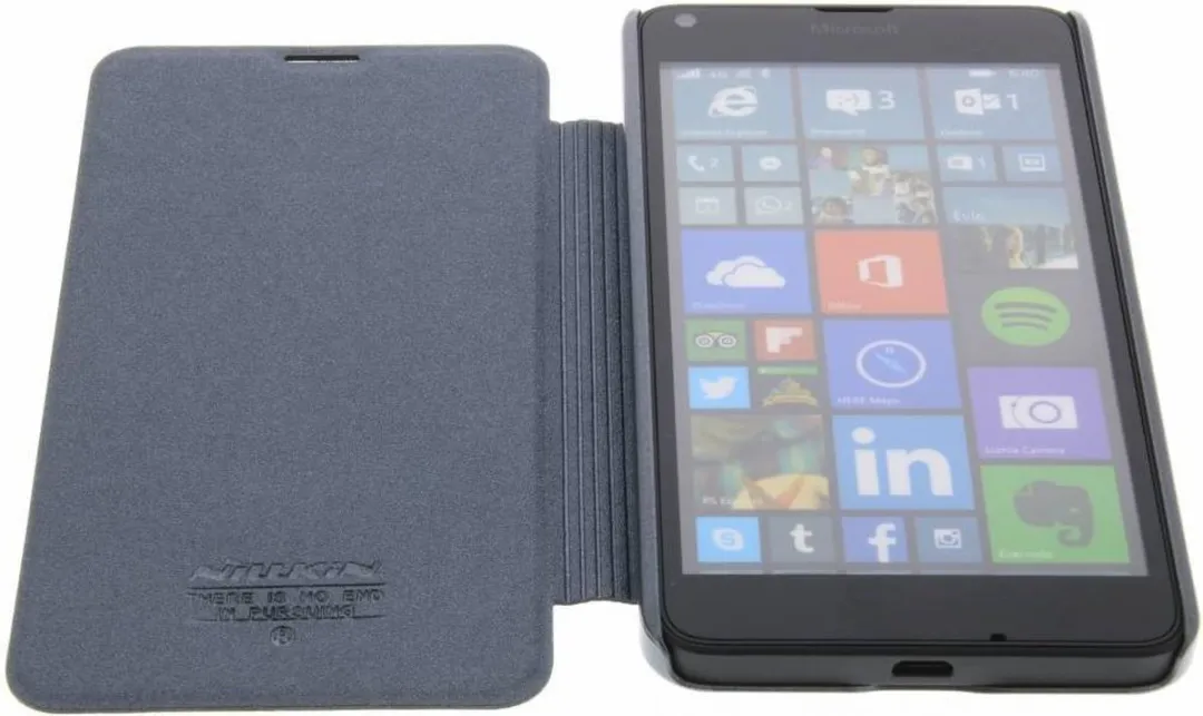 Nillkin Sparkle Hoesje Microsoft Lumia 640 - M64029738301 - Zwart - afbeelding 3 van 6