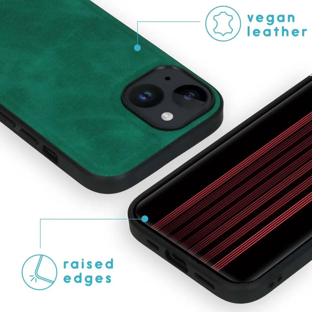 Imoshion Hoesje iPhone 15 2-in-1 Bookcase - 3 Pasjes - Donkergroen