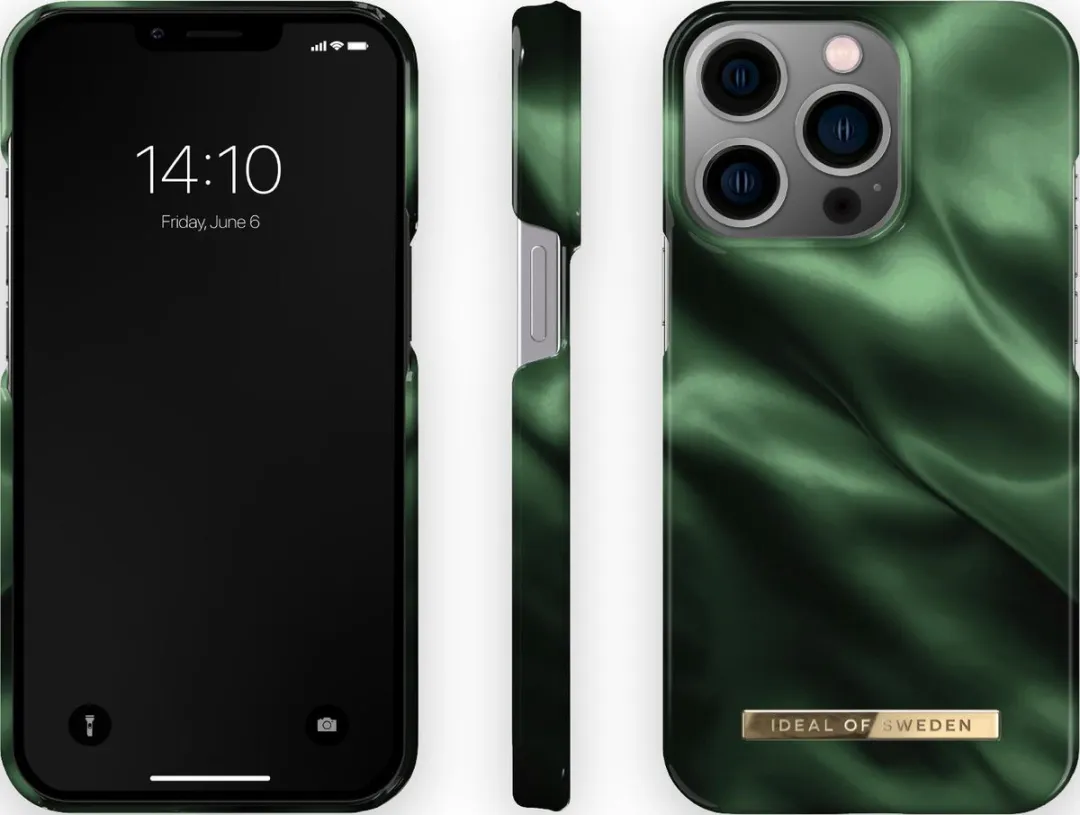 iDeal of Sweden iPhone 13 Pro Hoesje - Emerald Satin - IDFCAW19-I2161P-154 - afbeelding 3 van 3