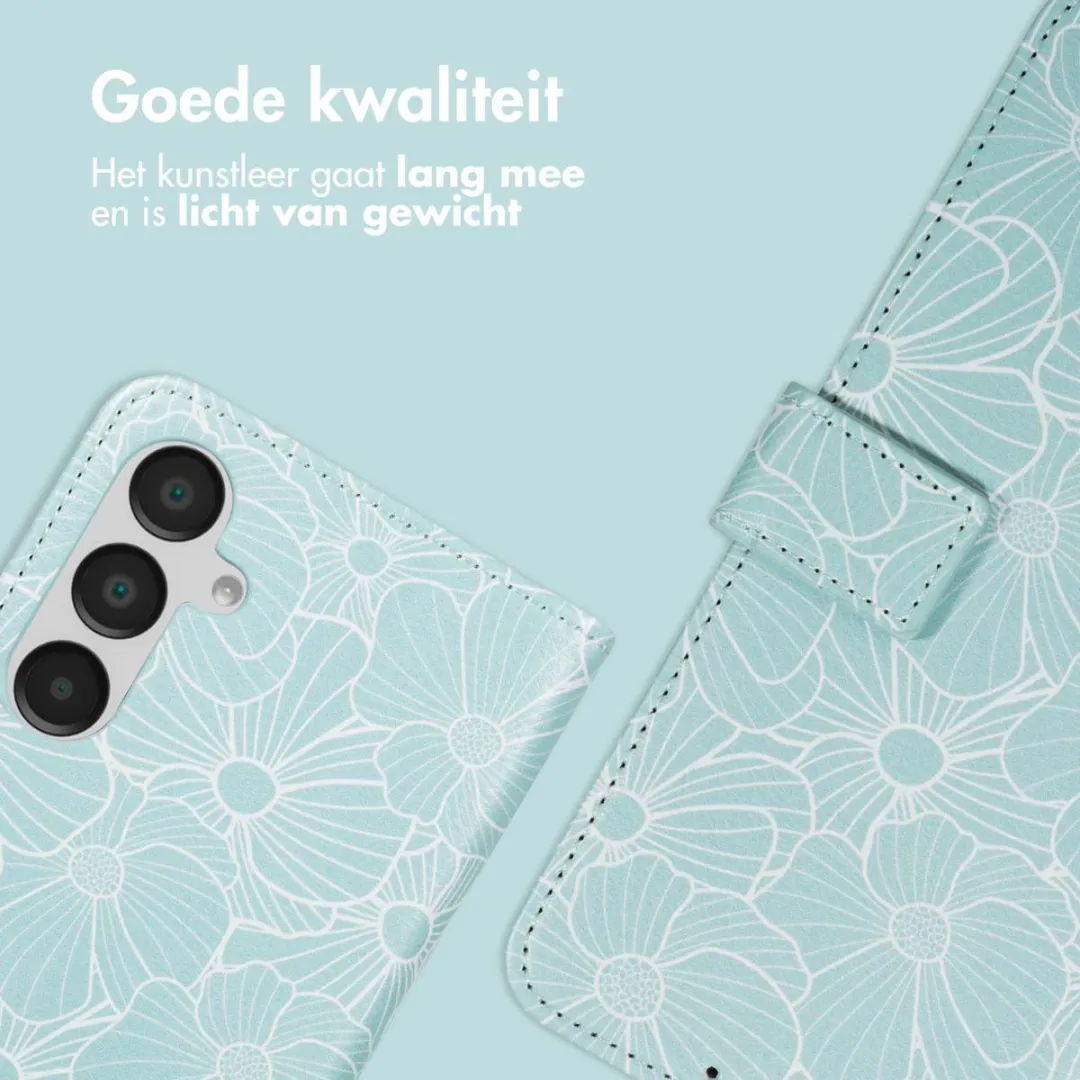 Imoshion Botanica Hoesje Samsung Galaxy A35 - 3 Pasjes - Groen