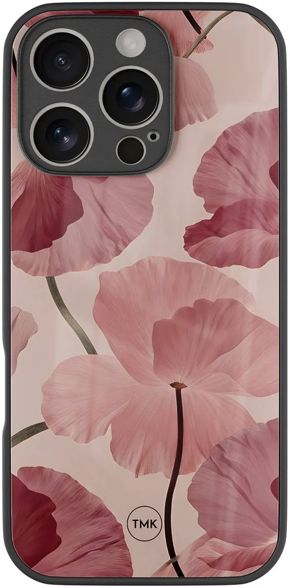 Casevibes iPhone 16 Pro Hoesje Roze Vintage Blossom