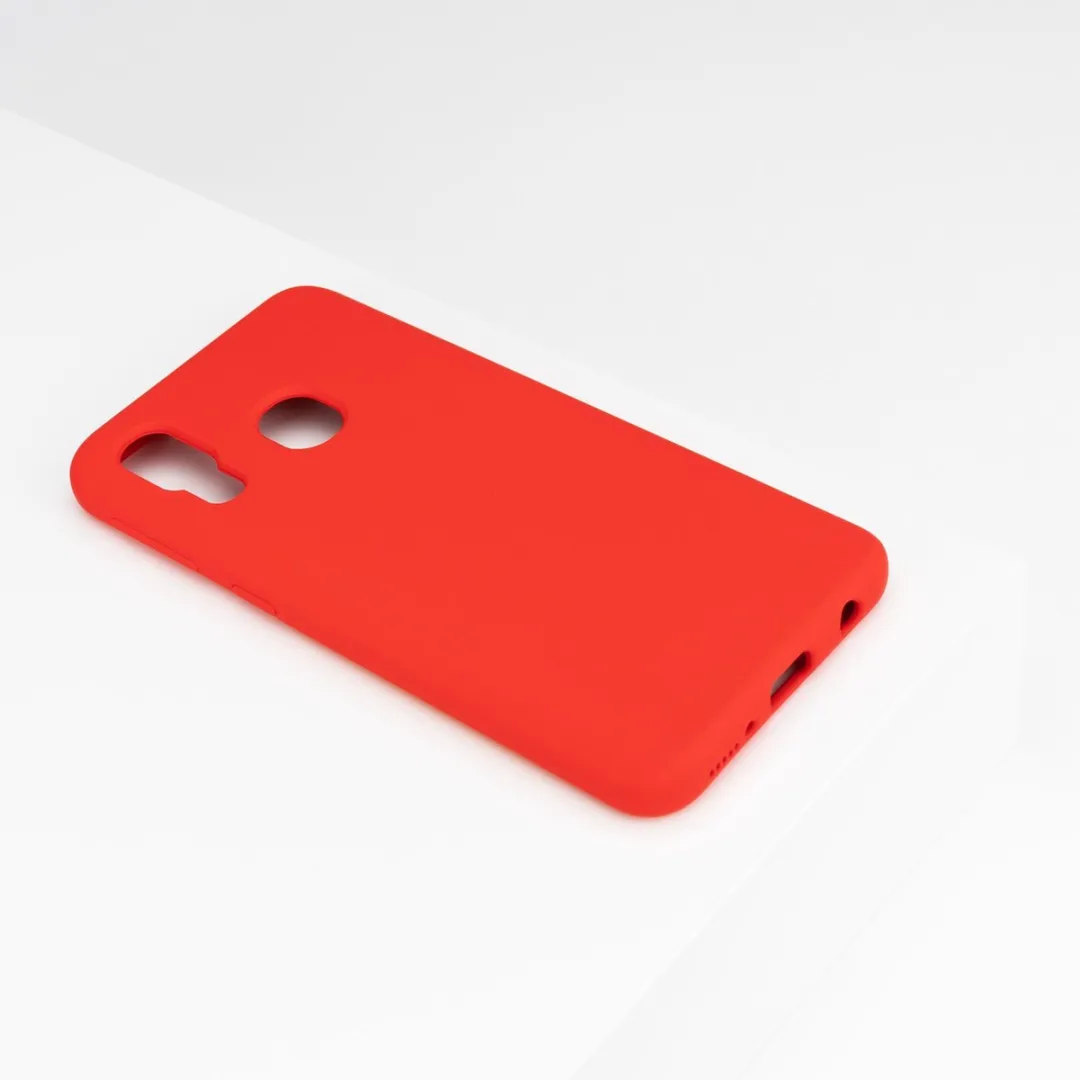 BMAX Siliconen Hard Case Samsung Galaxy A40 - Rood - afbeelding 6 van 6