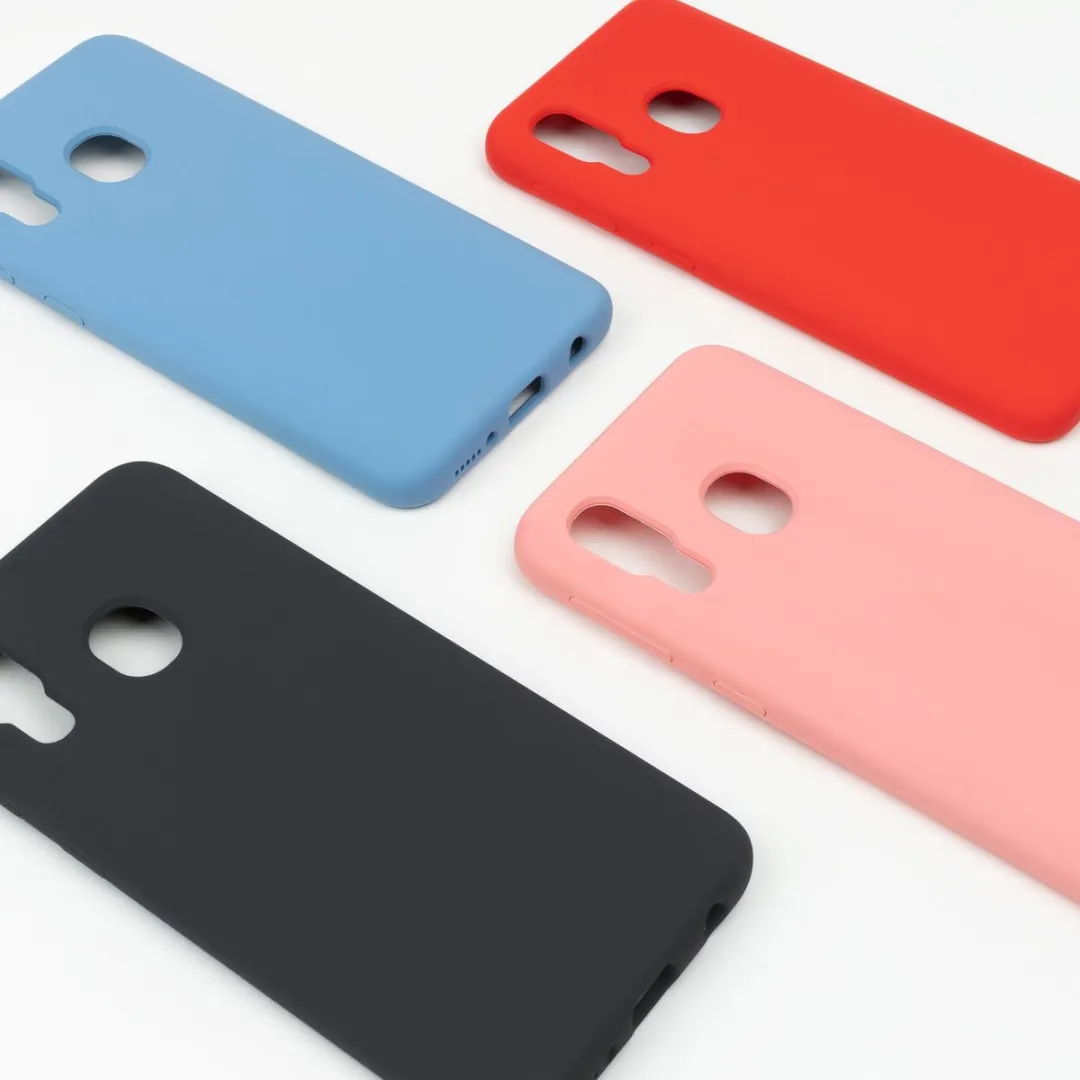 BMAX Siliconen Hard Case Samsung Galaxy A40 - Rood