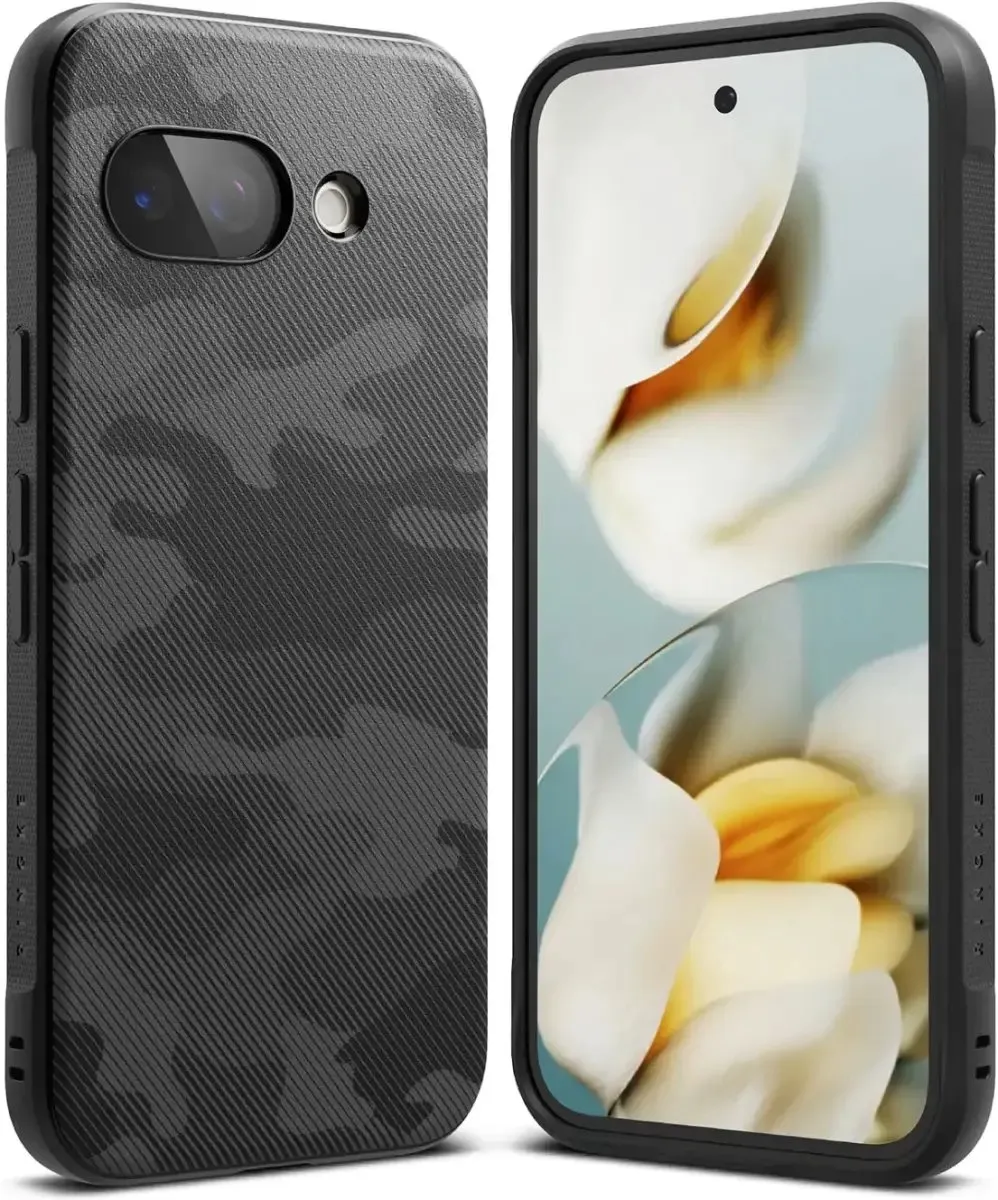 Ringke Onyx Camo Zwart Hoesje - Google Pixel 9a