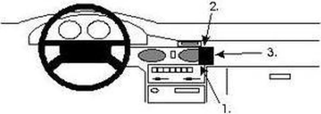 Brodit ProClip Mazda 626 1992-1997 Houder