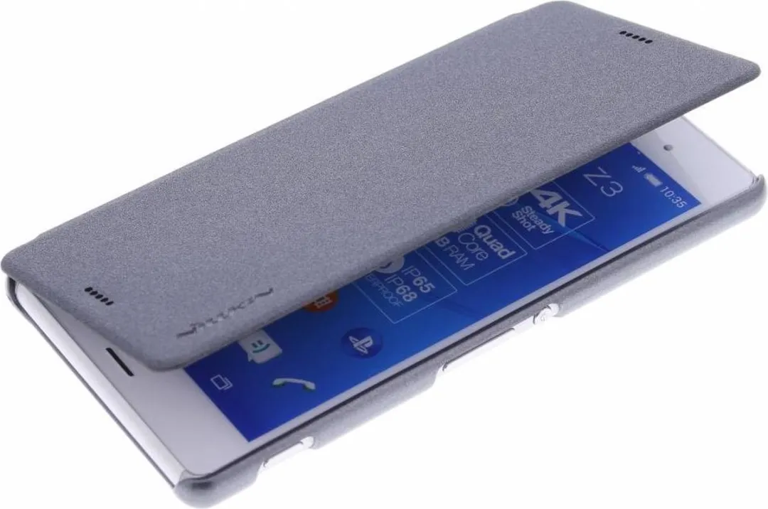 Nillkin Sparkle Booktype Hoes Sony Xperia Z3 - Zwart - afbeelding 5 van 6