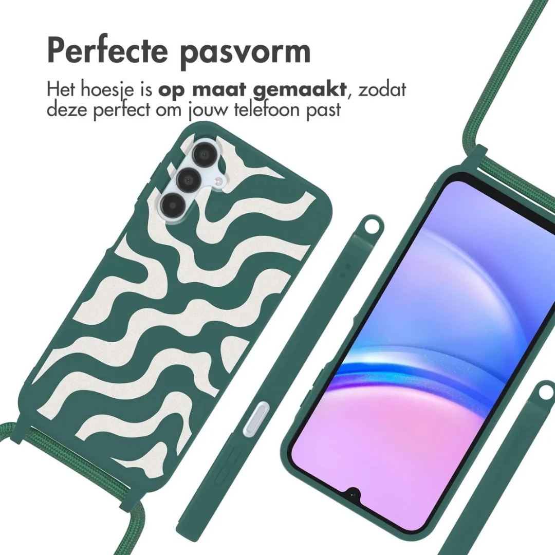 Imoshion Hoesje Samsung Galaxy A15 - Petrol Green Groovy