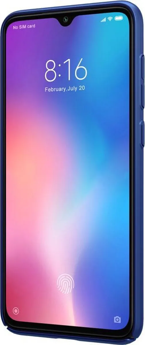Nillkin Frosted Shield Hoesje Xiaomi Mi 9 SE - Blauw - afbeelding 3 van 4