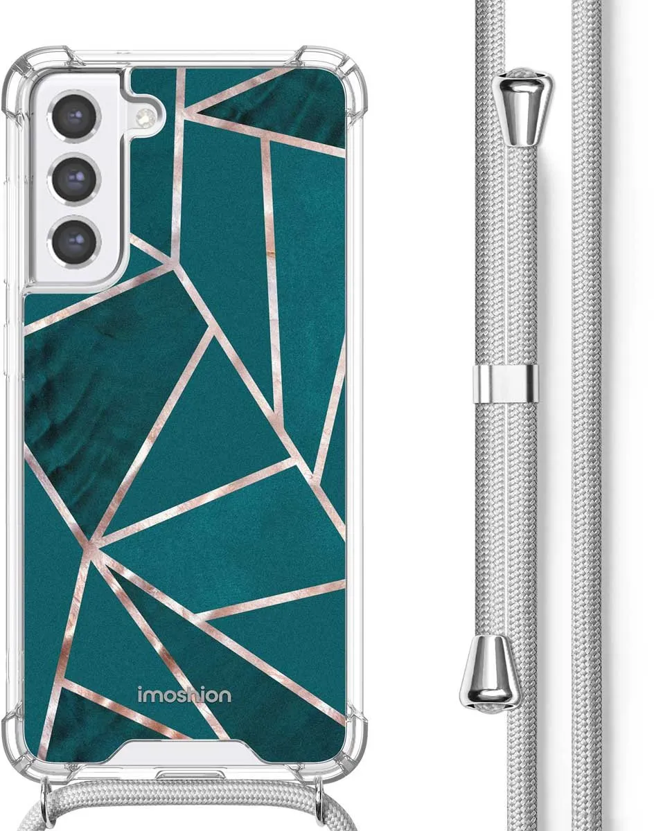Imoshion Hoesje Samsung Galaxy S21 FE Petrol Green Graphic