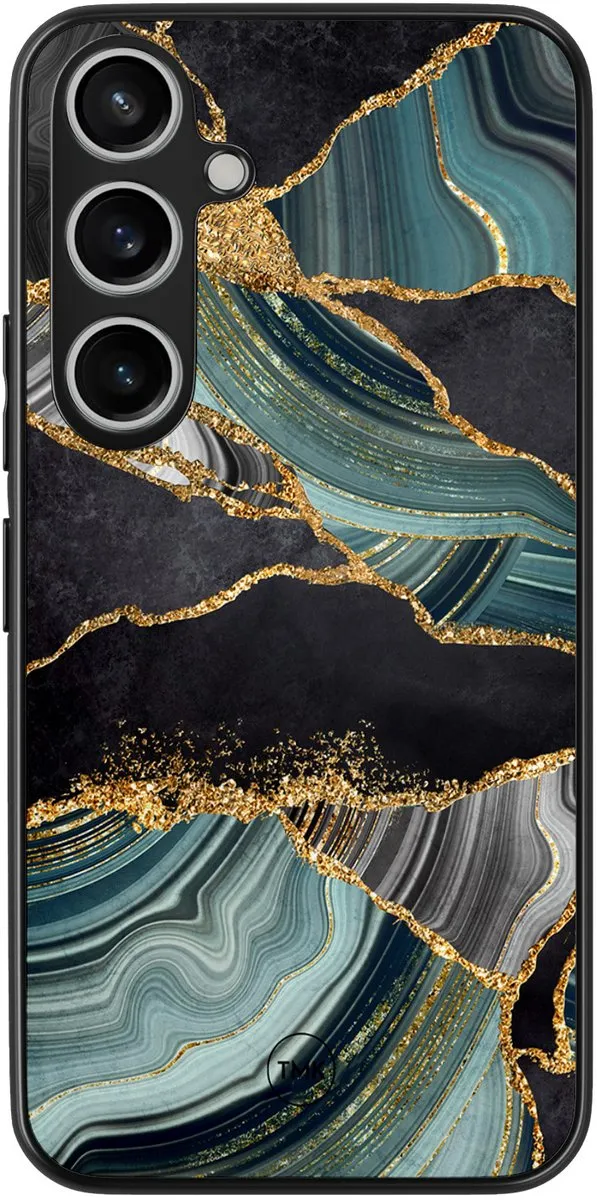 Casevibes Hoesje Samsung Galaxy A35 Marble Jade Stone
