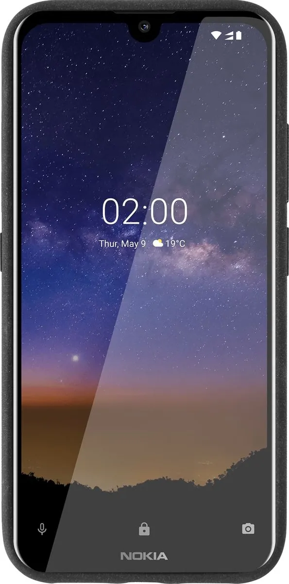 Azuri Flexible Cover Nokia 2.2 - Zwart