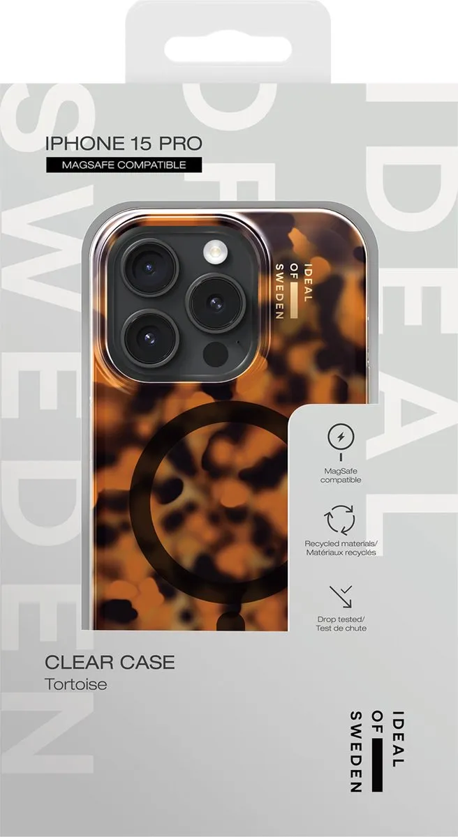 iDeal of Sweden Clear Case iPhone 15 Pro - Tortoise - IDCLCMS-I2361P-518