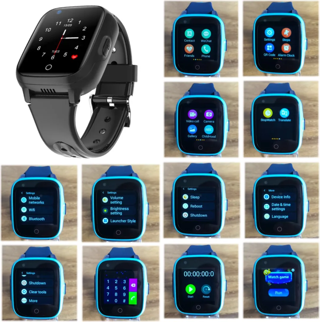 GPSHorlogeKids Fox Smartwatch - Zwart - afbeelding 6 van 6