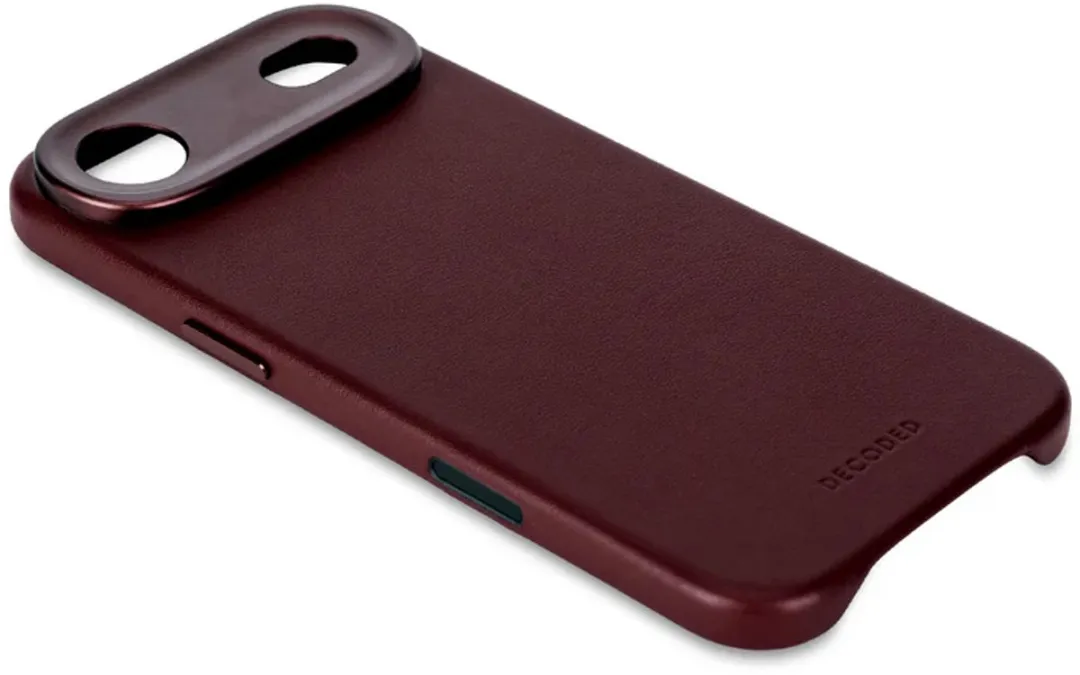 Decoded Leren Hoesje iPhone 17 Air - Premium ECCO Leer - MagSafe - Rood - afbeelding 6 van 6