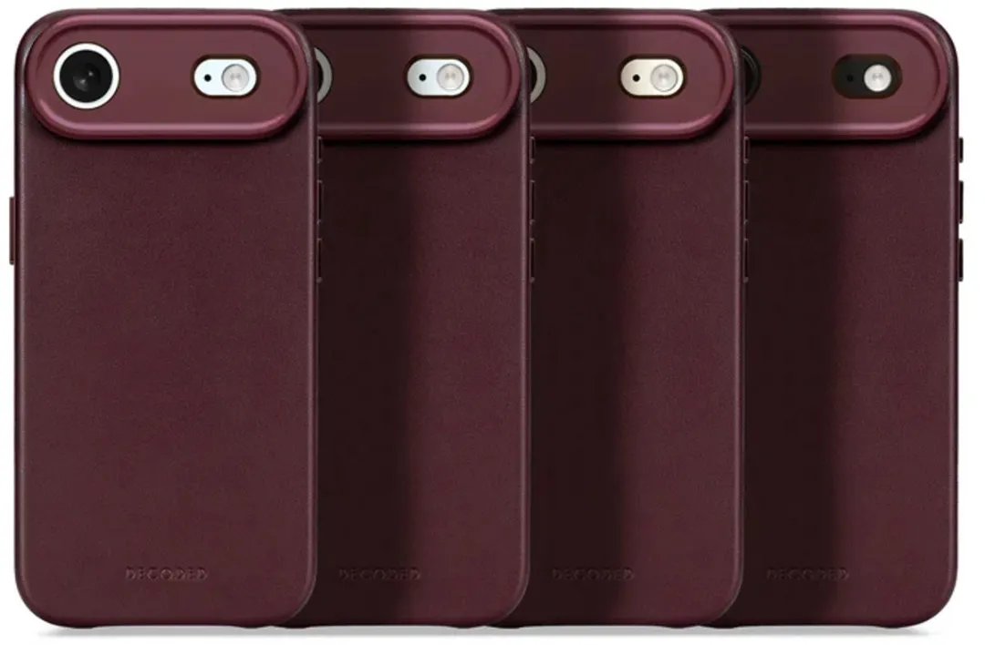 Decoded Leren Hoesje iPhone 17 Air - Premium ECCO Leer - MagSafe - Rood