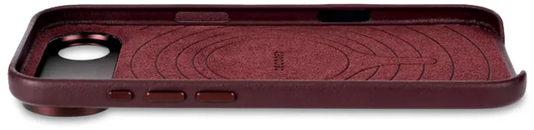 Decoded Leren Hoesje iPhone 17 Air - Premium ECCO Leer - MagSafe - Rood