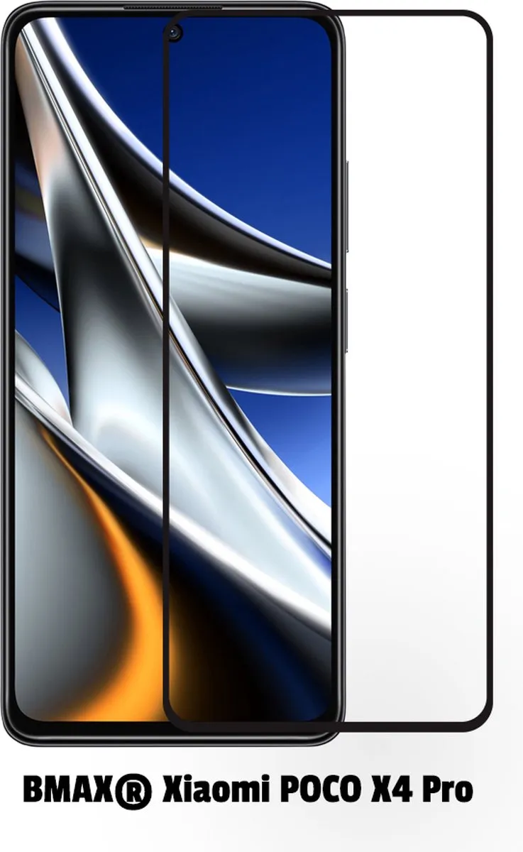 BMAX Screenprotector Xiaomi Poco X4 Pro - 2 Stuks - Zwart