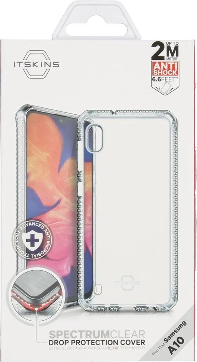 Itskins Spectrum Cover Samsung Galaxy A10 - Level 2 - Transparant
